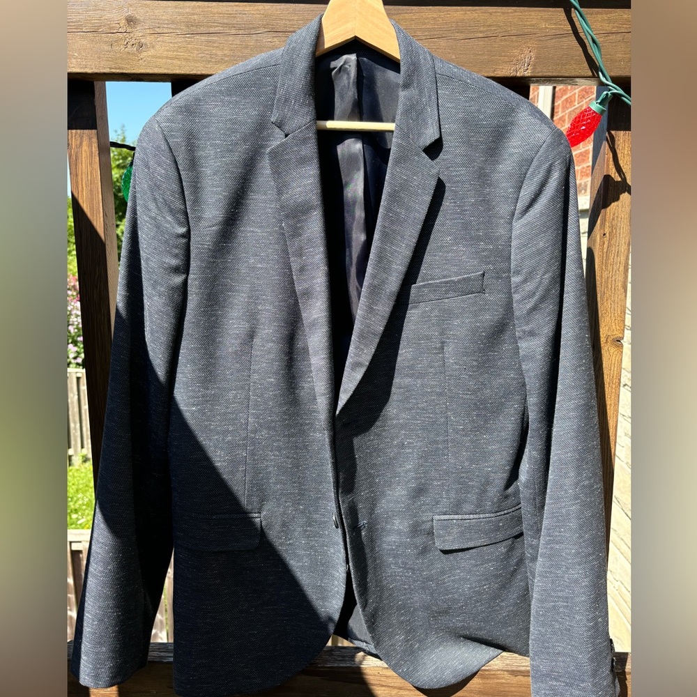 topman navy blazer